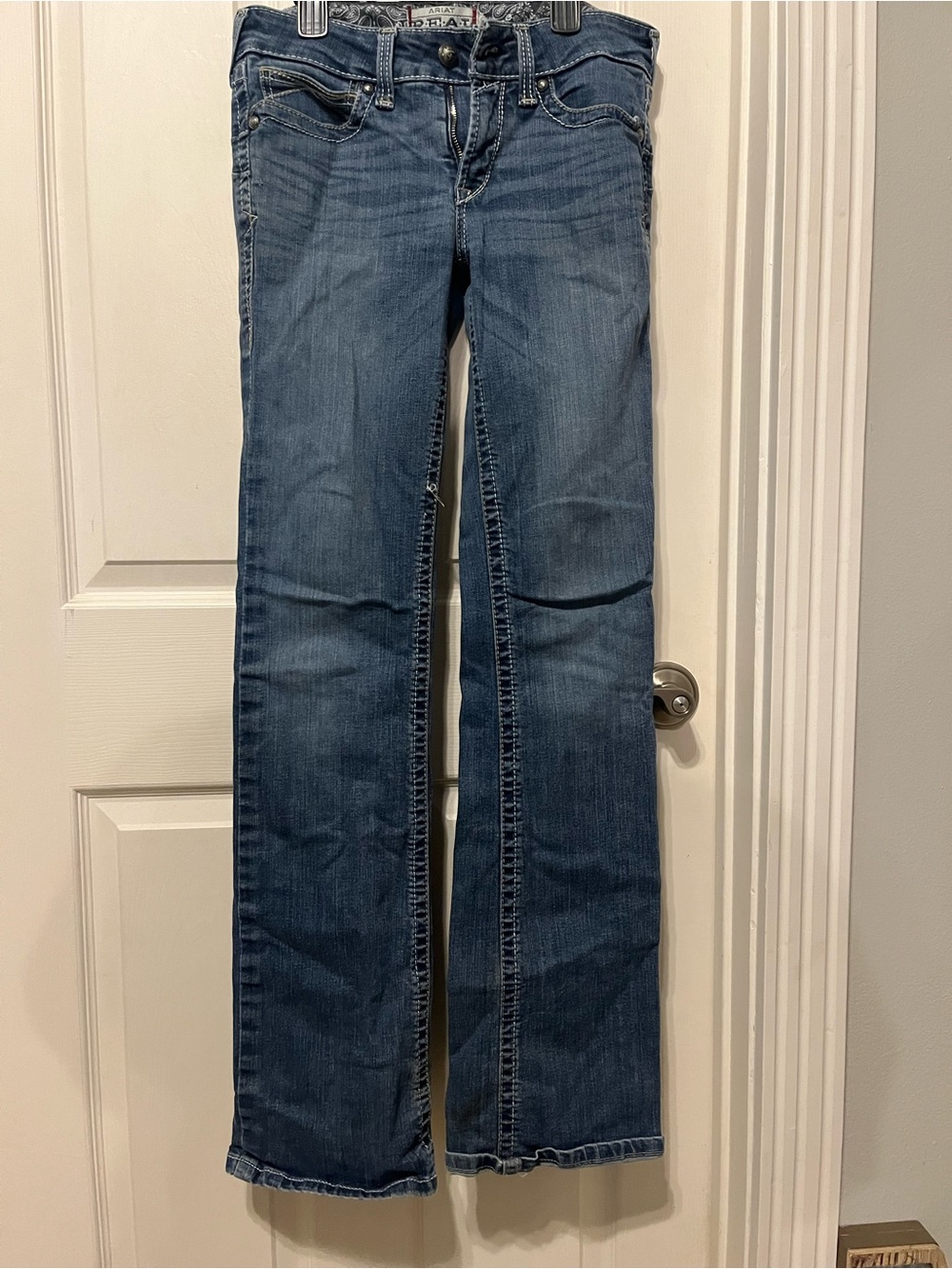 Ariat Women's Mid Blue Flare Jeans